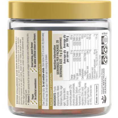 Swisse Beauty Hyaluronic Acid Skin Glow Gummies 40 Pack - Image 2